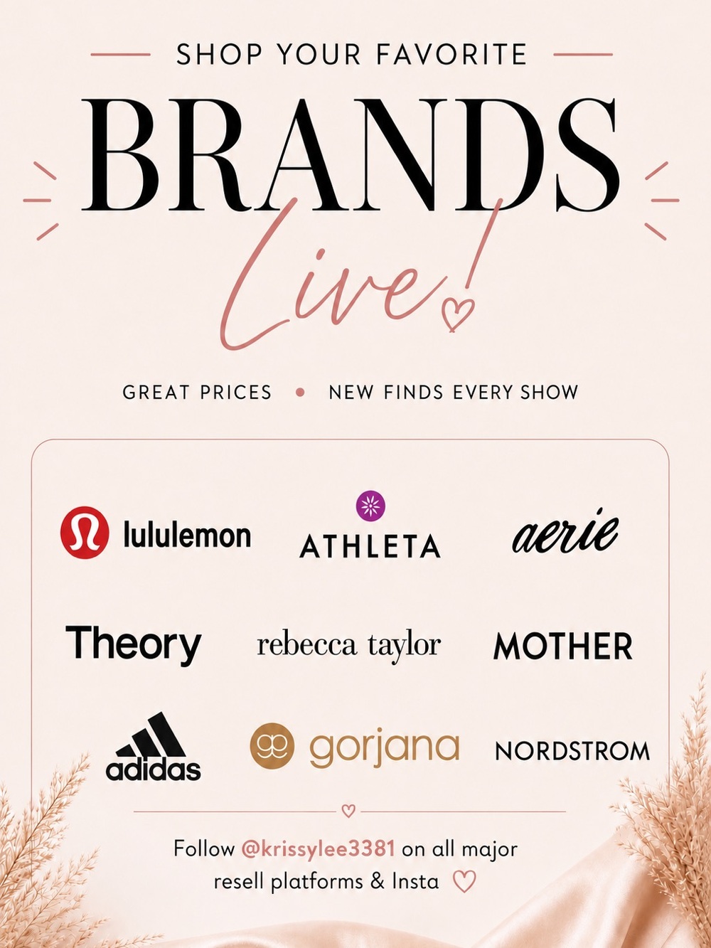 Krissy’s Live! Unlisted🍋Designer Steals💎Bundled Shipping!